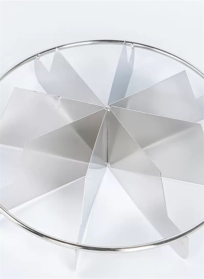 Round Cake Slice Pie Slicer Marker Stainless Steel Pie Cutter 8 Cut  - Image 2
