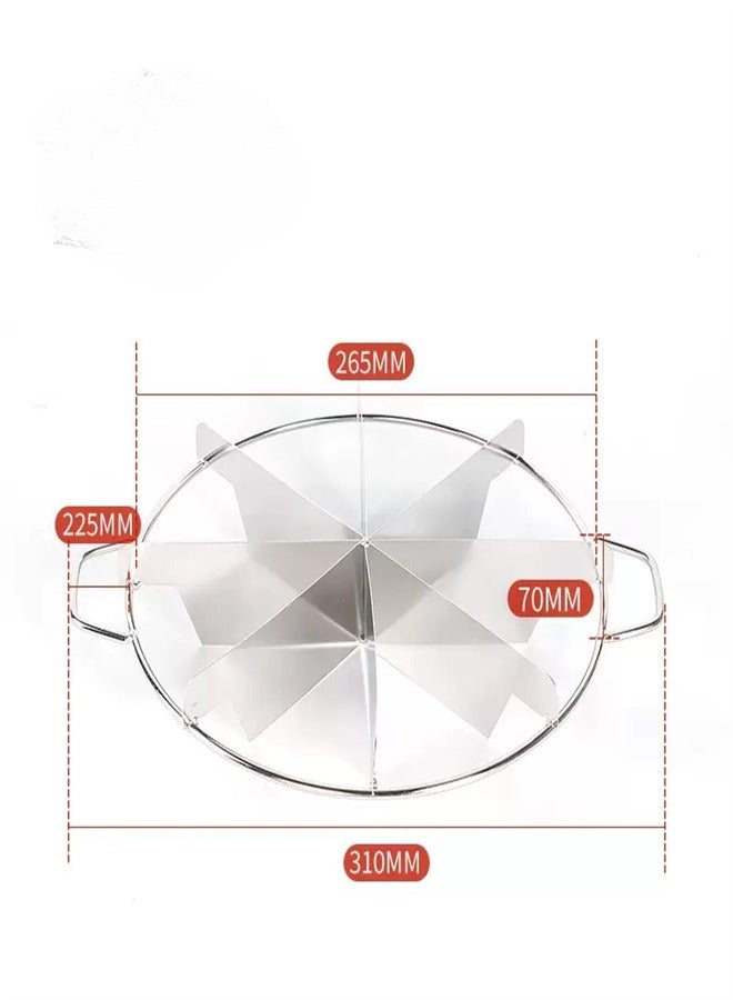Round Cake Slice Pie Slicer Marker Stainless Steel Pie Cutter 8 Cut  - Image 3