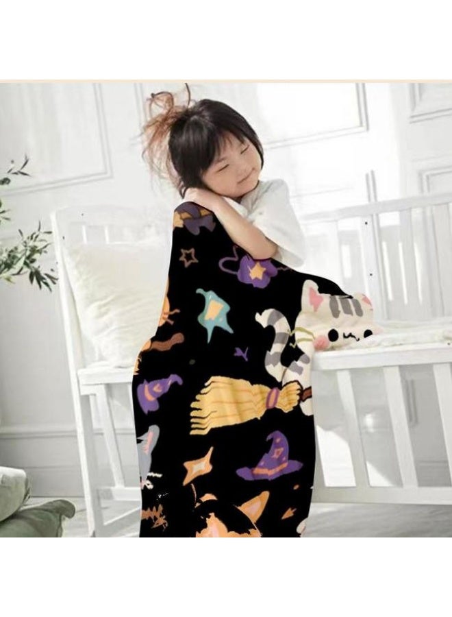 عام بطانية رقيقة من الفانيلا الكرتونية للأطفال والرضع (دافئة ومريحة، ومناسبة للنوم والألعاب) 70 سم * 100 سم - Image 2