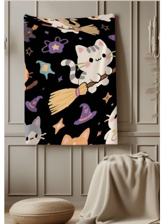 عام بطانية رقيقة من الفانيلا الكرتونية للأطفال والرضع (دافئة ومريحة، ومناسبة للنوم والألعاب) 70 سم * 100 سم - Image 1