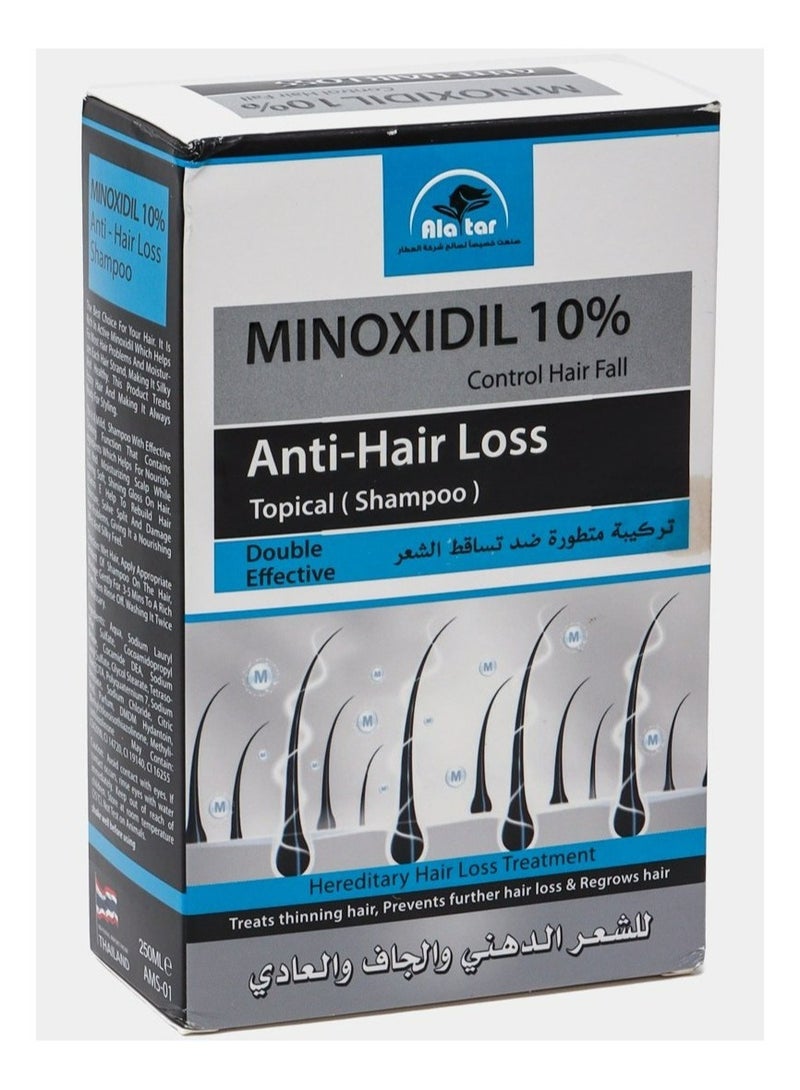 العطار شامبو مينوكسيديل 10% مكافحة تساقط الشعر  250 مل - Image 1