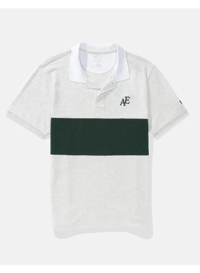 American Eagle AE Graphic Polo Shirt