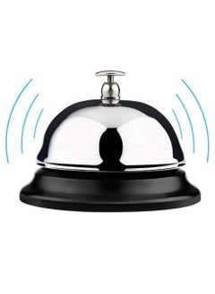 Rubik Desk Call Bell 3.3 Inch Stainless Steel Service Bell for Elderly Home Hotels, Schools, Restaurants, Reception Areas, Hospitals, Warehouses (2 Pack)  - Image 3