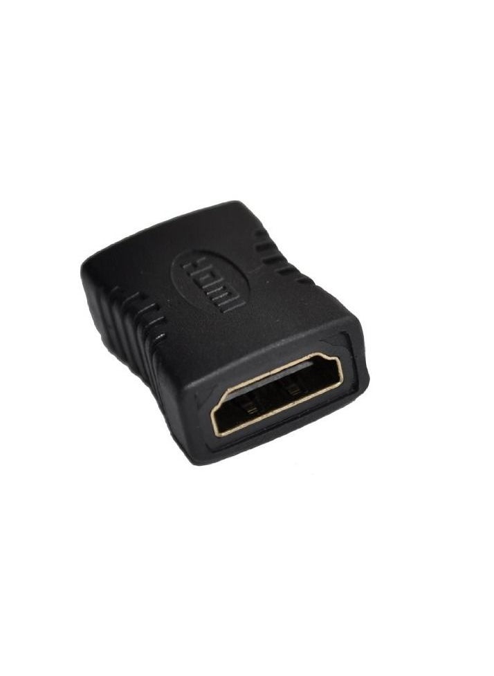 ماركة غير محددة محول موسع مقرنة أنثى إلى أنثى HDMI أسود  - Image 1