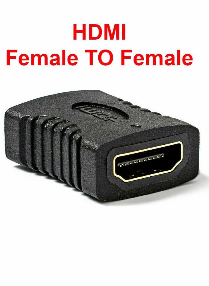 ماركة غير محددة محول موسع مقرنة أنثى إلى أنثى HDMI أسود  - Image 3