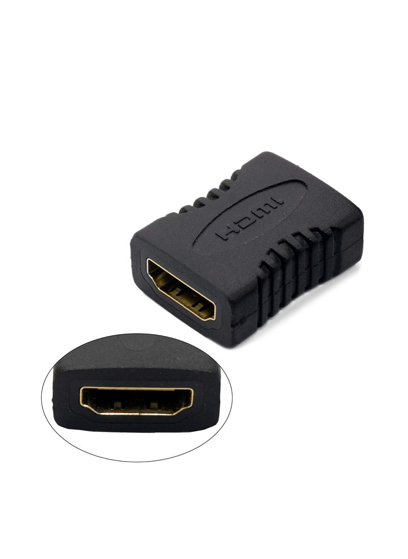 ماركة غير محددة محول موسع مقرنة أنثى إلى أنثى HDMI أسود  - Image 2