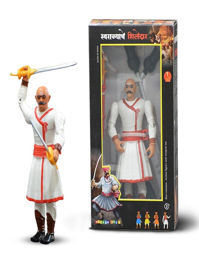 Pawankhind Mawala The Real Super Hero Action Figure with Accessories (Pawankhind Bajiprabhu, 6 Inch Tall) - Image 2
