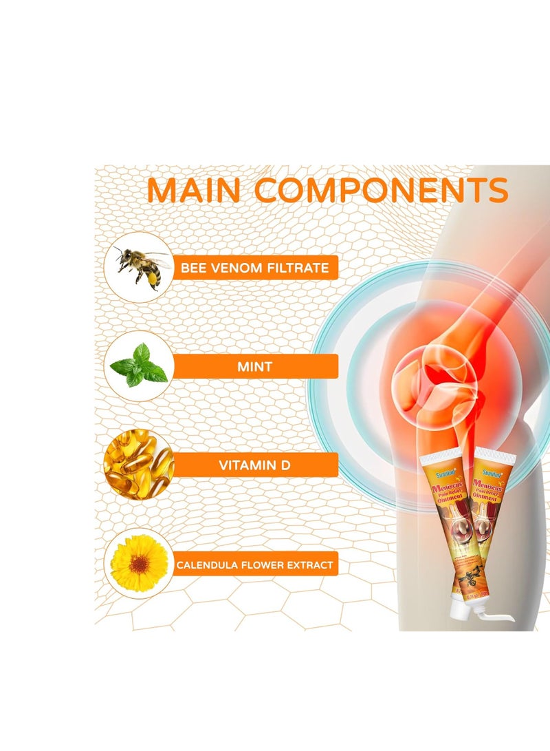 سوميفون 🐝 مرهم سم النحل الطبيعي – الراحة العميقة لآلام المفاصل والعضلات - Image 2