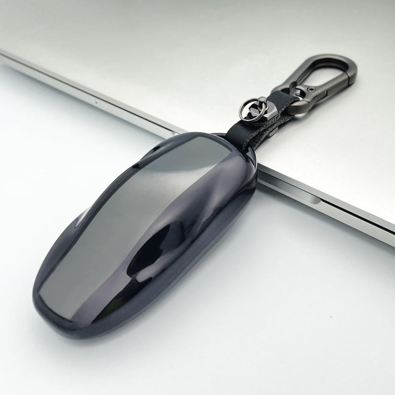 TANDRIVE Key Fob Cover Holder For Tesla Model SBlack