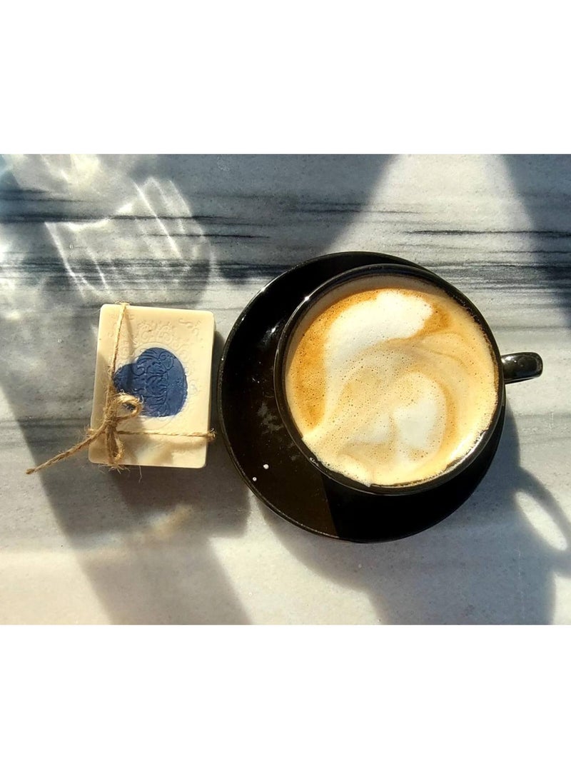 صابونة النيلة الزرقاء والحليب – من سدرة - Image 1