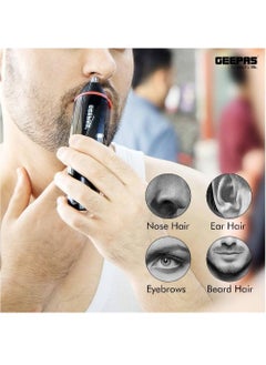 GEEPAS Geepas Rechargeable Trimmer for Men - GTR8128N  - Image 4