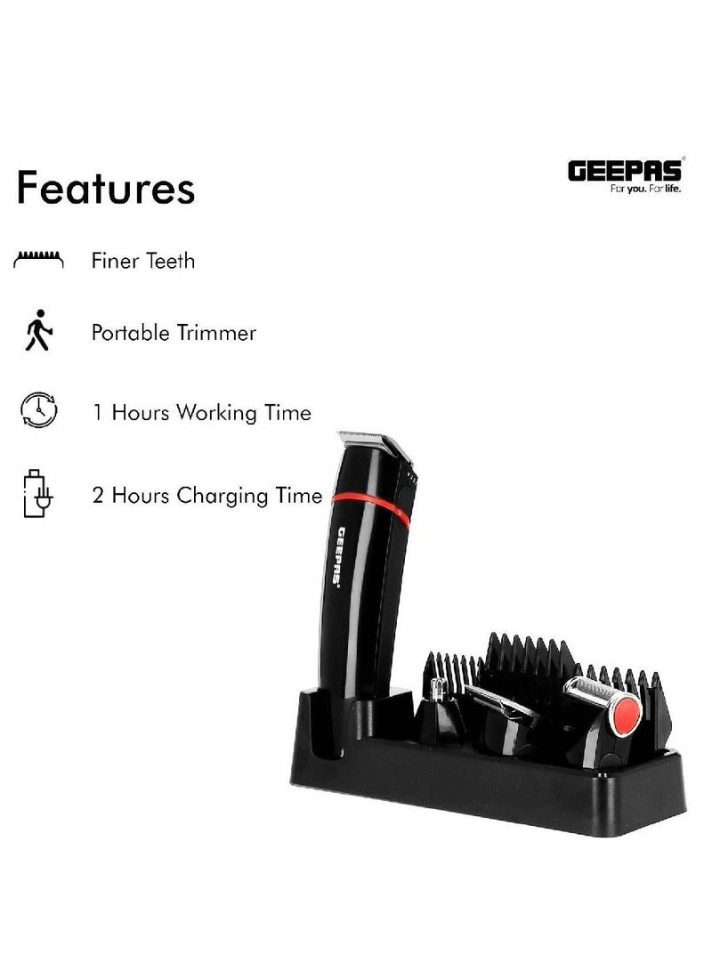 Geepas Rechargeable Trimmer for Men - GTR8128N - Image 2
