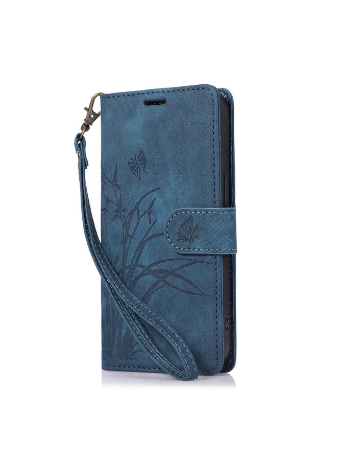 S-TOP Case For Redmi 14C 4G / Poco C75 Orchid Butterfly Embossed Leather Phone Case - Image 2