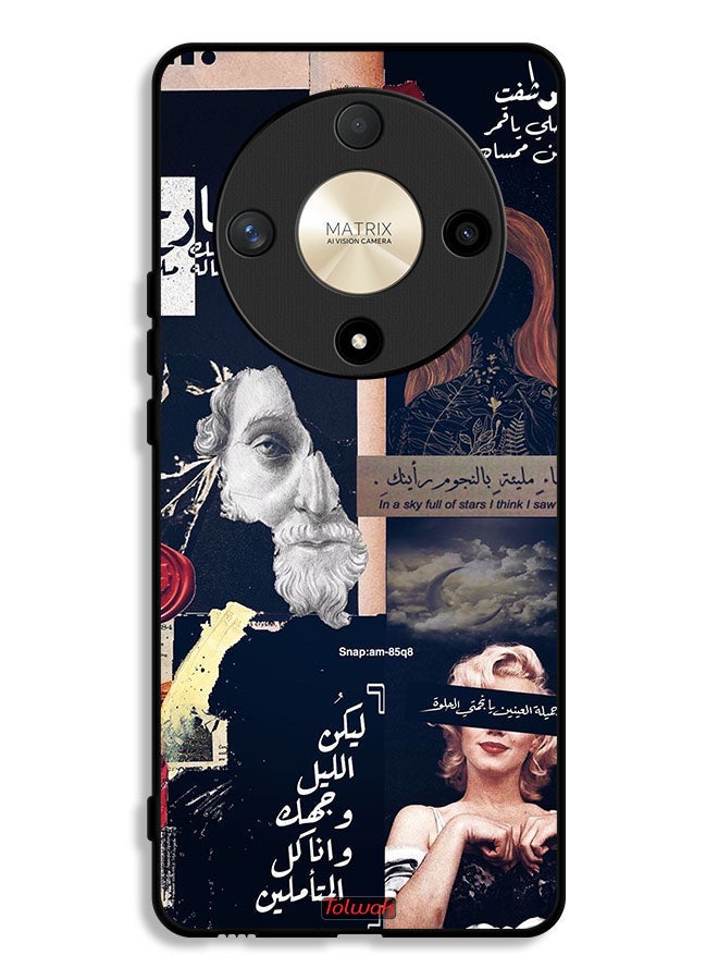 Tolwak Honor X9b Protective Case Cover Arabic Quotes And Cut Faces - Image 1