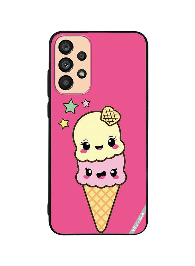 VR CREATIVE Protective Case Cover For Samsung Galaxy A72 Ice Cream Design Multicolour - Image 1