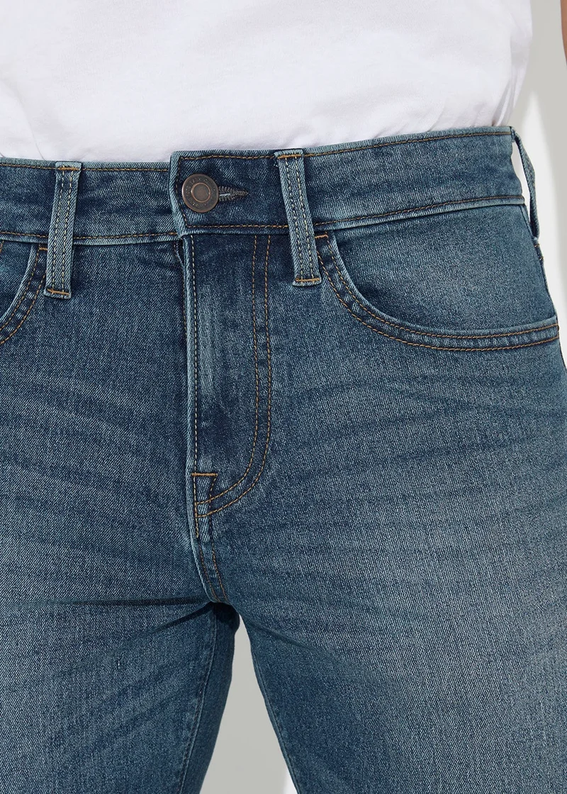 Matalan Mid Wash Stretch Slim Fit Jeans