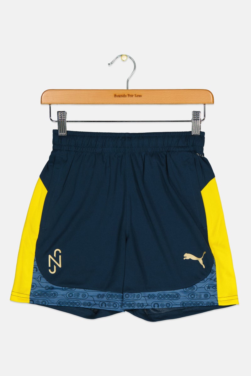 PUMA شورت كرة القدم للأطفال الأولاد بشعار العلامة التجارية نيمار JR، متعدد الألوان - Image 1