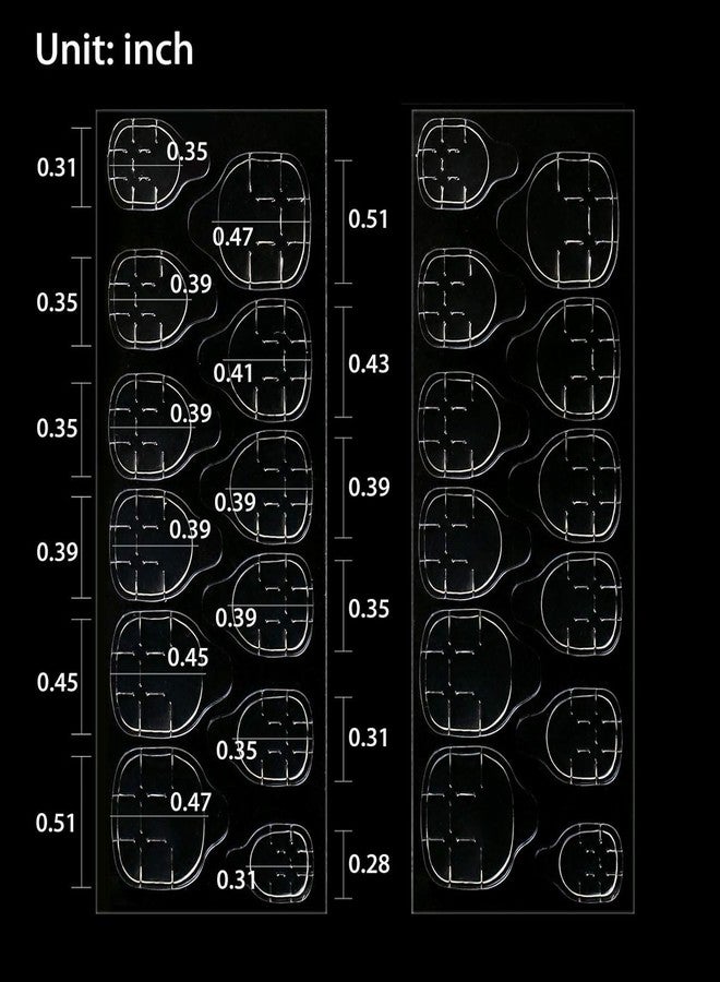 Calitate24 Nail Glue Stickers, 5 Sheets, 120 Pieces Nail Adhesive Pads, Double-Sided Jelly Nail Adhesive Pads, Nail Glue, Transparent Fake Nails Tips, Artificial Nails Stickers for Nail Studio - Image 3