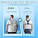 King Mills Plus Size Back Brace Back Brace Posture Corrector for Women and Men Ideally Use as Plus Size XXXL to 6XL Back Straps for Posture Hydrolabs Posture Fix or Rounded Shoulder Corrector - Image 4