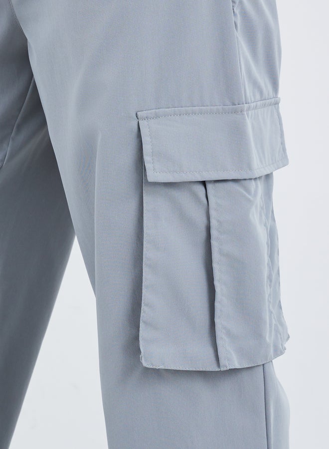 Take Two Solid Pocket Cargo Pants with Concealed Zip - Image 3