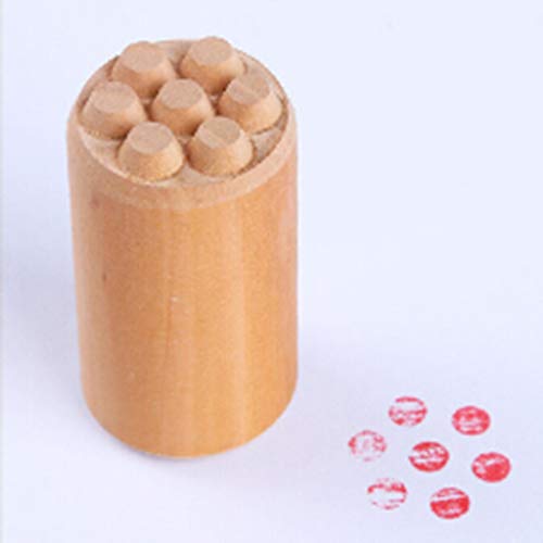 Xdodnev 5pcs/Set Cake Mold Wood Dessert Seal Stamp Chinese Moon Cookie Baking Decorating - Image 4