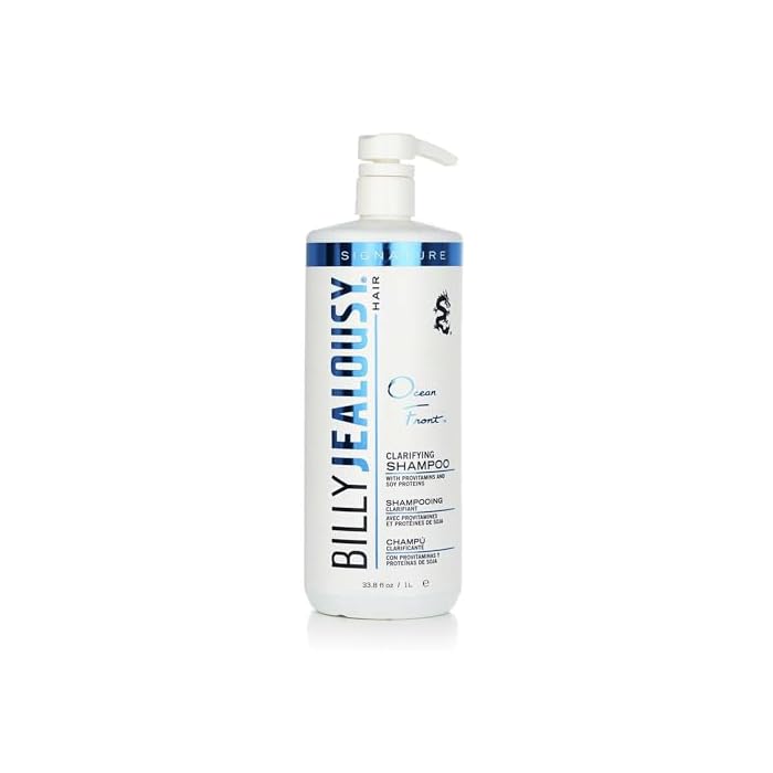 Billy Jealousy Ocean Front Clarifying Shampoo for Build Up, Excess Oil, Dirt, Product & Hard Water, Refreshing Oily Hair Shampoo for Men, Scalp Detox Unclogs Hair Follicles, Paraben-Free, 33.8 Fl Oz - Image 1