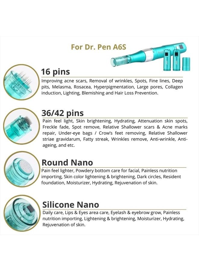 ModiX Dr. Pen Ultima A6S Replacement Cartridges - (20 PACK) - 16 Pins Bayonet Slot - Disposable Replacement Parts - Image 4