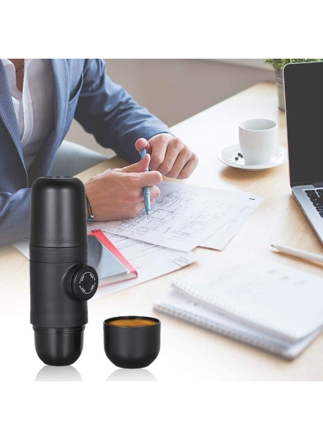 Happy Home Portable Manual Espresso Coffee Maker – Hand Press Coffee Machine Compatible with Ground Coffee, No Electricity or Battery Needed, Lightweight Travel Coffee Maker for Home, Office, Camping & Outdoor Use, Easy to Use Hand Espresso Maker for Fresh Coffee Anywhere (Up to 50ml) - Image 5