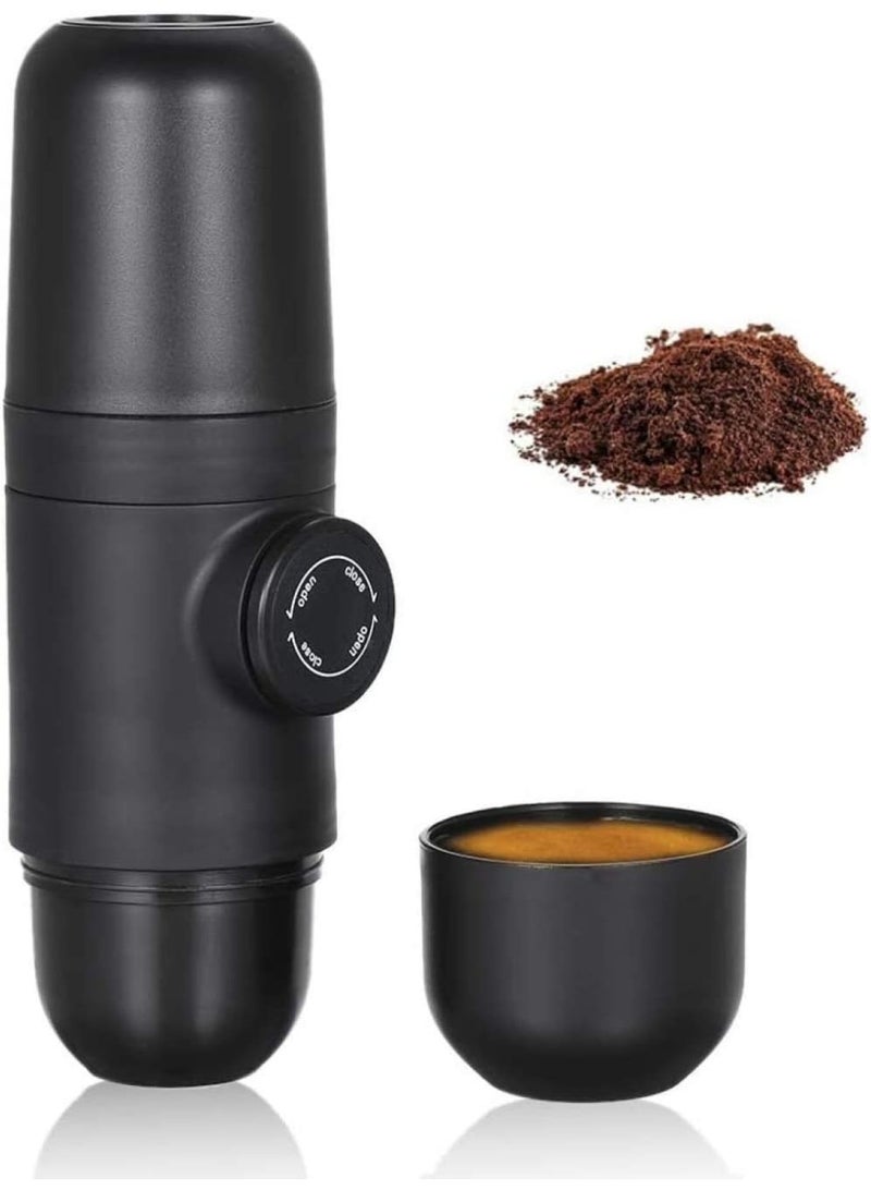 Happy Home Portable Manual Espresso Coffee Maker – Hand Press Coffee Machine Compatible with Ground Coffee, No Electricity or Battery Needed, Lightweight Travel Coffee Maker for Home, Office, Camping & Outdoor Use, Easy to Use Hand Espresso Maker for Fresh Coffee Anywhere (Up to 50ml) - Image 2