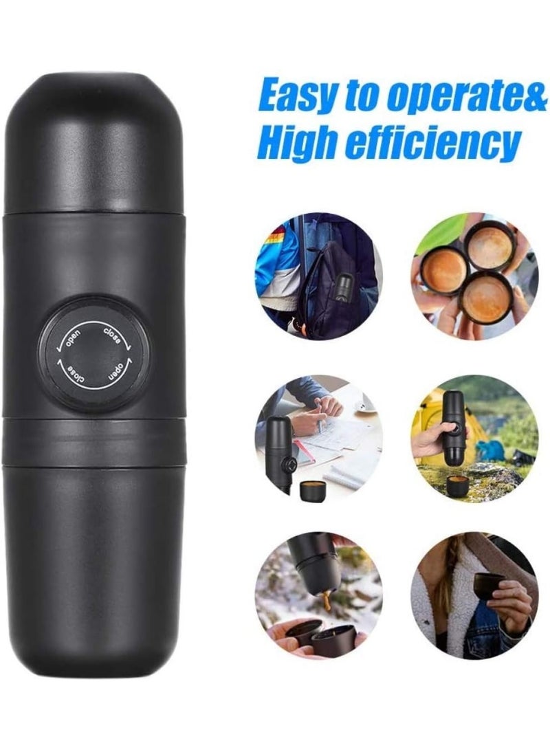Happy Home Portable Manual Espresso Coffee Maker – Hand Press Coffee Machine Compatible with Ground Coffee, No Electricity or Battery Needed, Lightweight Travel Coffee Maker for Home, Office, Camping & Outdoor Use, Easy to Use Hand Espresso Maker for Fresh Coffee Anywhere (Up to 50ml) - Image 3