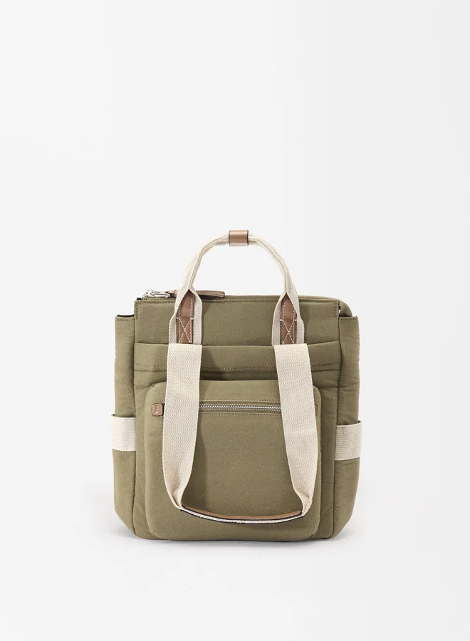 PARFOIS CANVAS BACKPACK MULTIFUNCTION STRAPS