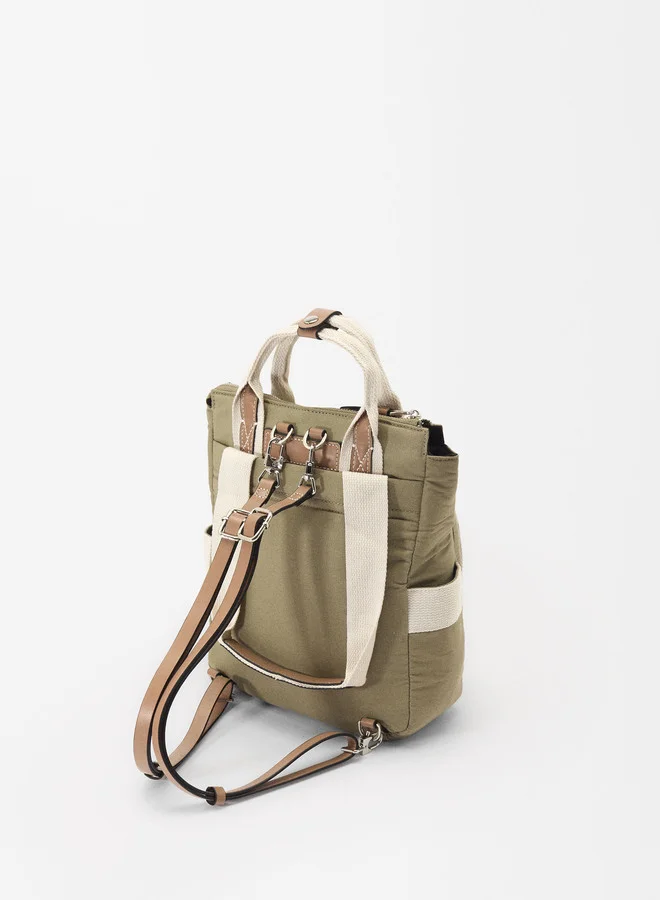 PARFOIS CANVAS BACKPACK MULTIFUNCTION STRAPS