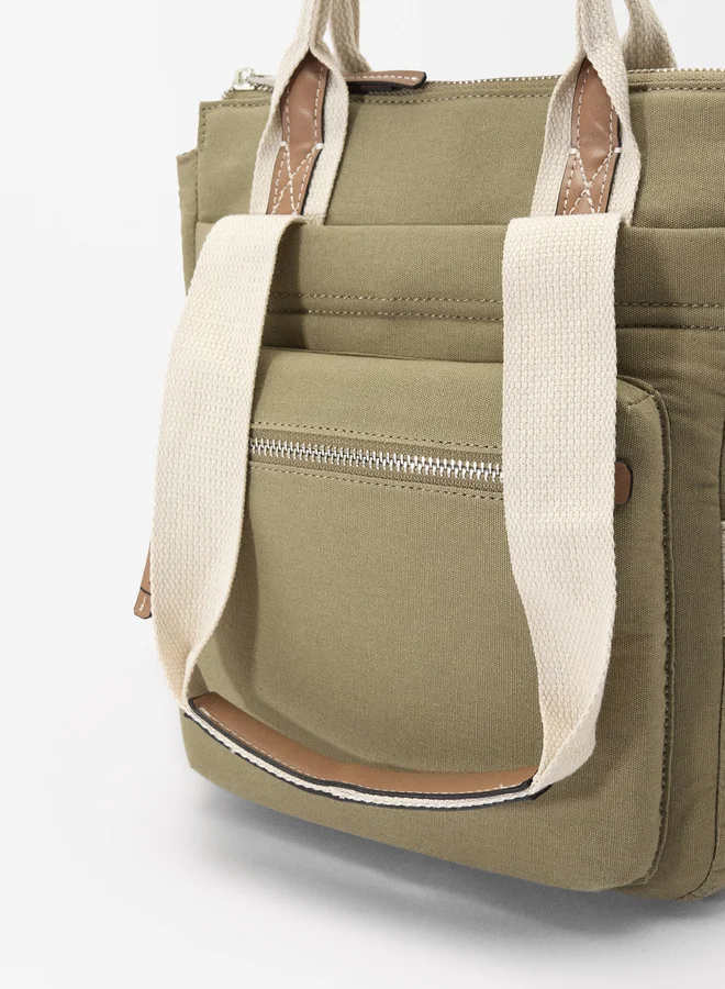 PARFOIS CANVAS BACKPACK MULTIFUNCTION STRAPS