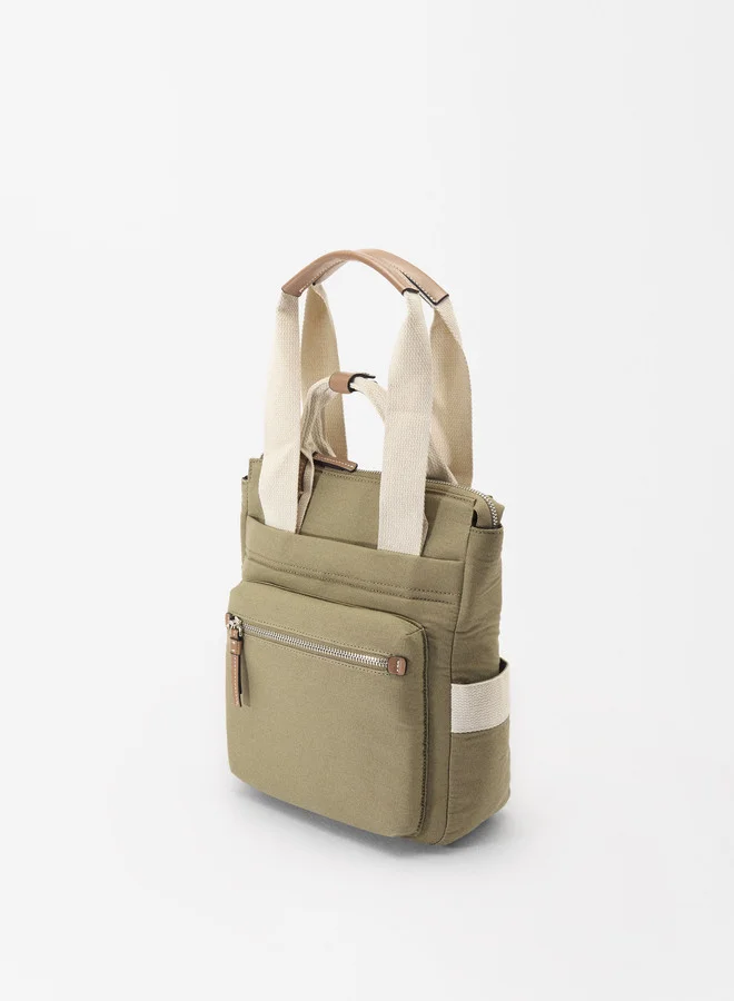 PARFOIS CANVAS BACKPACK MULTIFUNCTION STRAPS