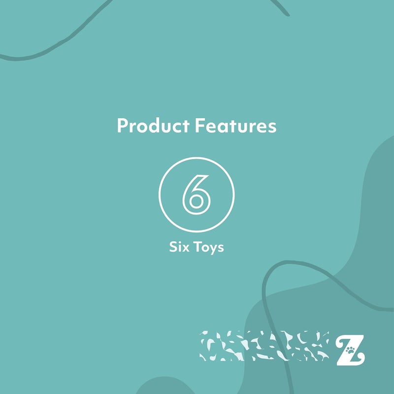 ZippyPaws زبي باوز بورو بديل مينيز - ألعاب تفاعلية للكلاب والجراء للتسلية، منتجات تحفيزية للحيوانات الأليفة لإبقائهم مشغولين، إعادة تعبئة فاخرة لألعاب الغميضة، ألعاب صاخبة للتسلية - عبوة مختلطة 6 قطع - Image 3