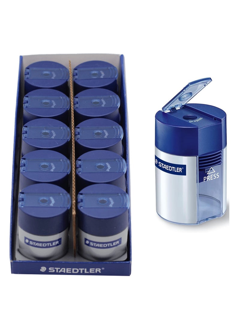 STAEDTLER 10-Piece Single Hole Tub Sharpener - Image 1