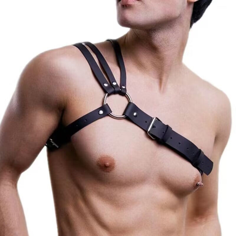 New Men's Business Casual Punk Harness Belt - Versatile Shoulder Strap for  Performance - Image 5