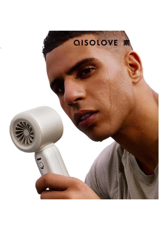 SOLOVE F15 Handheld Mini Fan, Ultra-High Speed Turbine Rechargeable Fan, Usb Small Fan, Long Battery Life, Portable For Student Dormitory, Powerful Strong Wind, Quiet Operation, Nebula Purple - Image 2