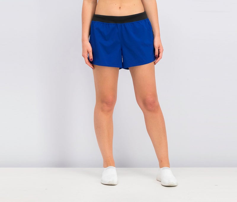 Reebok Women Woven Training Shorts, Blue - Image 1