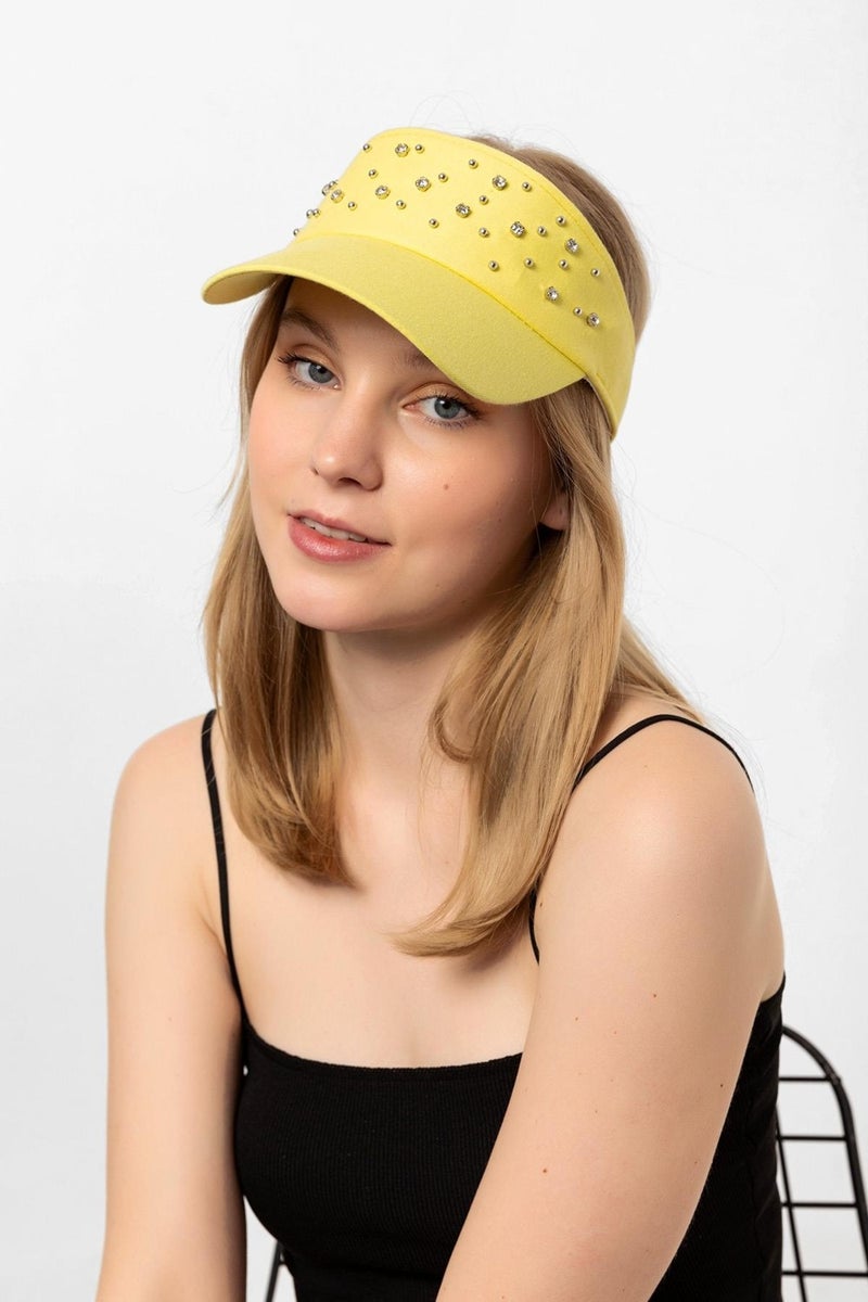 Saria Moda Saria Fashion Stone Tennis Hat  - Image 2