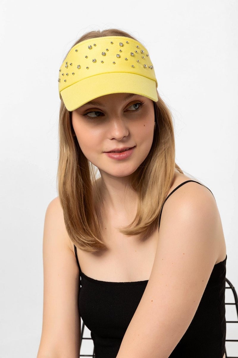 Saria Moda Saria Fashion Stone Tennis Hat  - Image 3