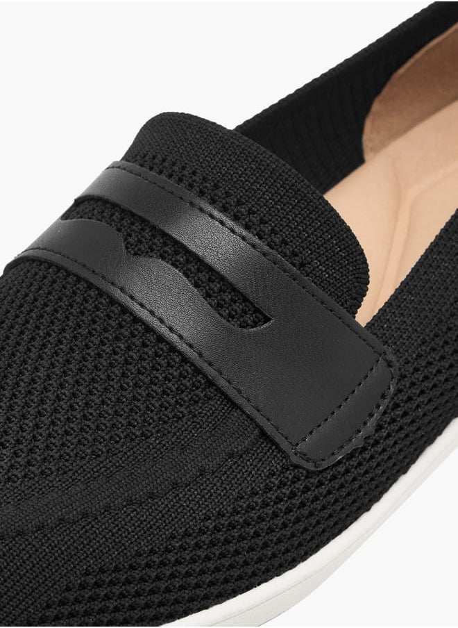 Le Confort Women Mesh Slip-On Loafers with Cutout Detail  - Image 5