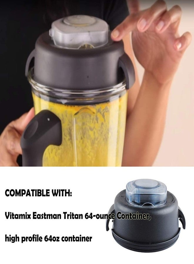 Ketofa 2 Part Blender Lid and Plug for Vitamix 64oz Container Blender Fit High File Containers - Image 5