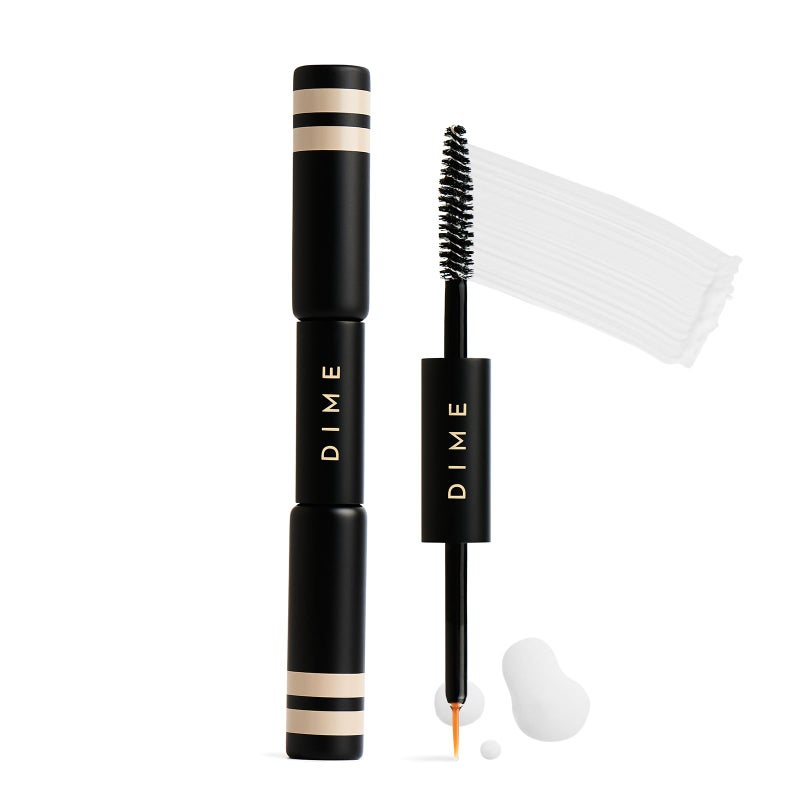 DIME Beauty Boost Duo TravelSized Eyelash Boost Serum and Eyebrow Enhancing Gel Combo Lash and Eyebrow Growth Serum 3 ml of Each