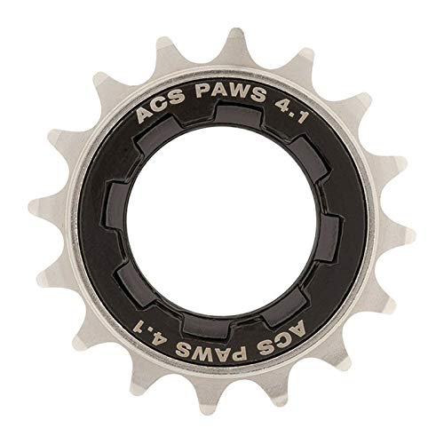 ACS Paws 4.1 16T BMX Freewheel - 1/8" & 3/32"- Black/Nickel - Image 2
