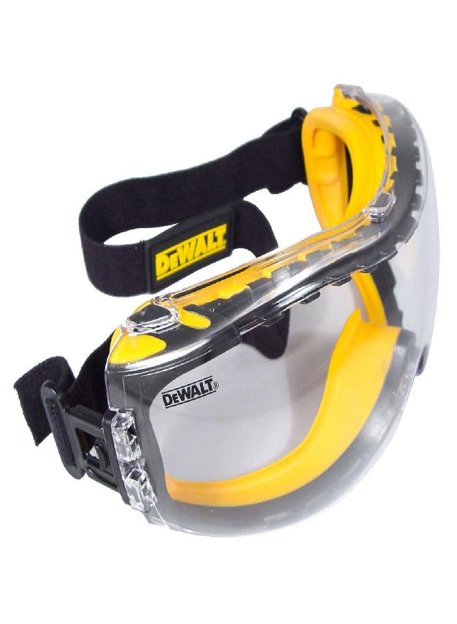 DEWALT DEWALT DPG82-11C Concealer Clear Anti-Fog Dual Mold Safety Goggle, Clear Lens, 1 Pair - Image 1
