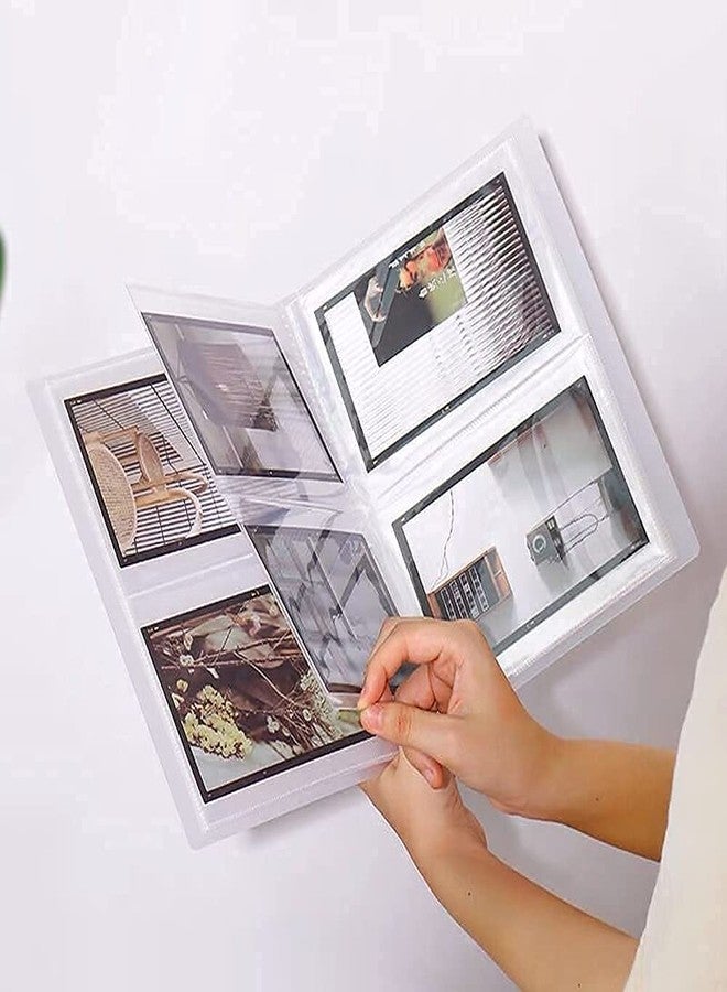 RUSTAMM Nail Art Sticker Storage Book Collecting Album 80 Slots Empty Storage Holder Binder Book Plastic Nail Stenicls Organizer Easy Photo Album Manicure Nail Art Tools - Image 2