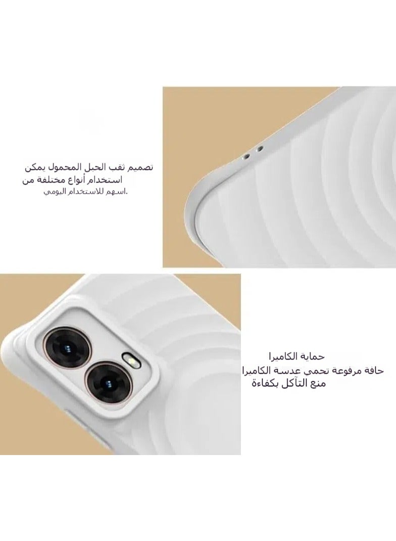 عام الغطاء متوافق مع HMD Skyline (5G)، غطاء هاتف رفيع جدًا مع وسائد هوائية مضاد للسقوط، وغطاء خلفي ناعم مقاوم للبصمات لـ HMD Skyline. - Image 3