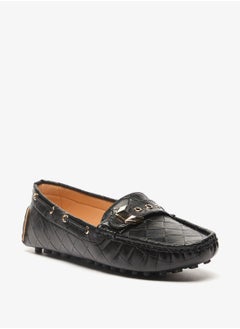 Quilted Slip-On Moccasins with Metal Accent - pzsku/ZB8A40152852E55EBC11EZ/45/_/1672985079/80d904cc-e19a-479e-bd0a-d21eccd96219