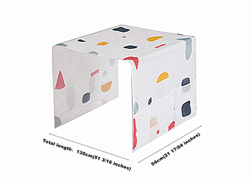 Kinteshun Fridge Washing Machine Dustproof Cover,Refrigerator Washer Dryer Top Cover with Kitchenware Organizer Pockets - Image 2
